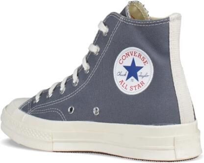 Comme des Garçons Grijze Canvas Chuck Taylor High-Top Sneakers Grijs Dames