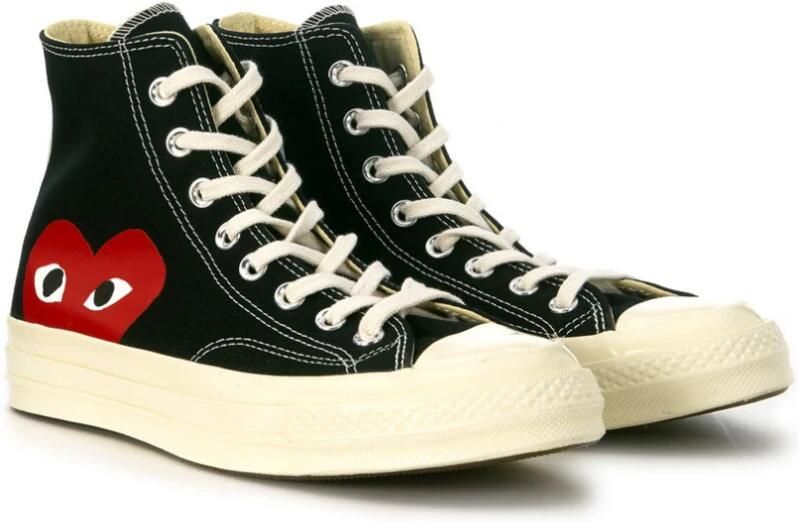 Comme des Garçons Play Big Heart High Top Sneakers