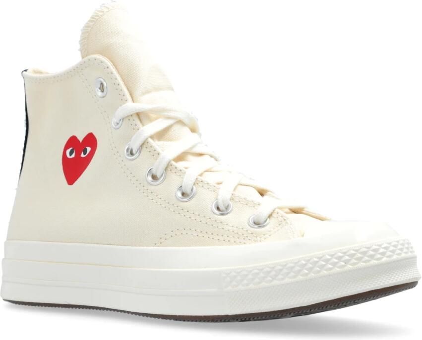 Comme des Garçons Play Witte Sneakers met Rode Hartdetail - Foto 3