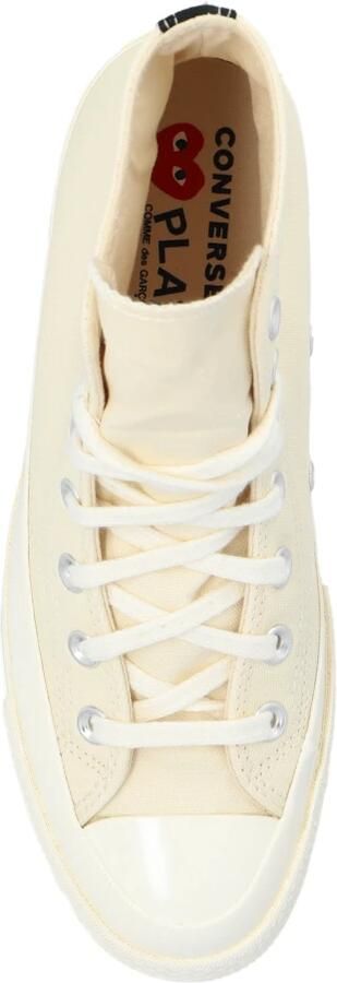 Comme des Garçons Play Witte Sneakers met Rode Hartdetail - Foto 10