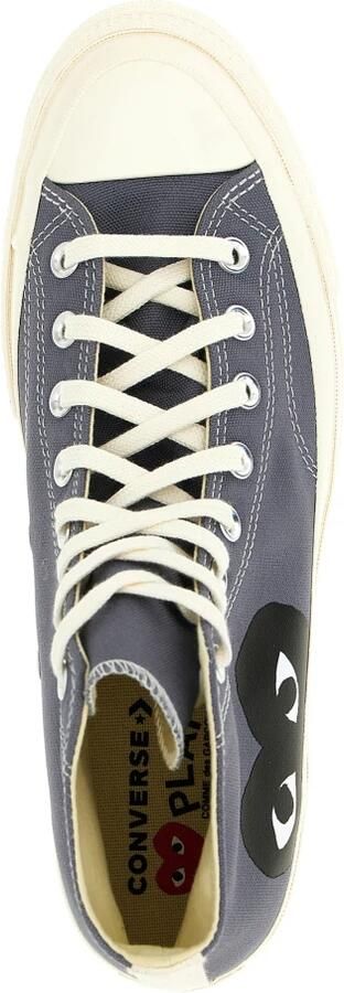 Comme des Garçons Play Chuck Taylor 1970s High Canvas Sneaker Gray - Foto 4