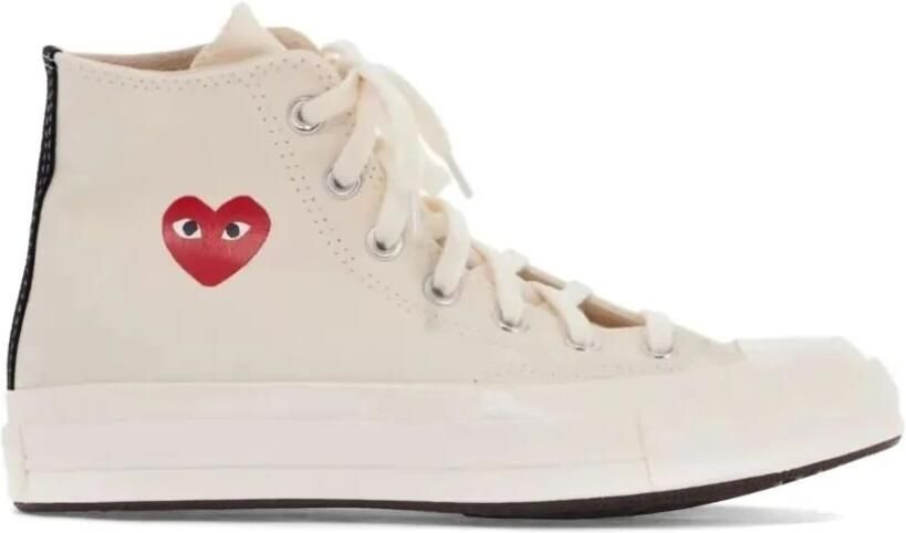 Comme des Garçons Play Chuck Taylor 70 Small Red Heart High Top Sneakers