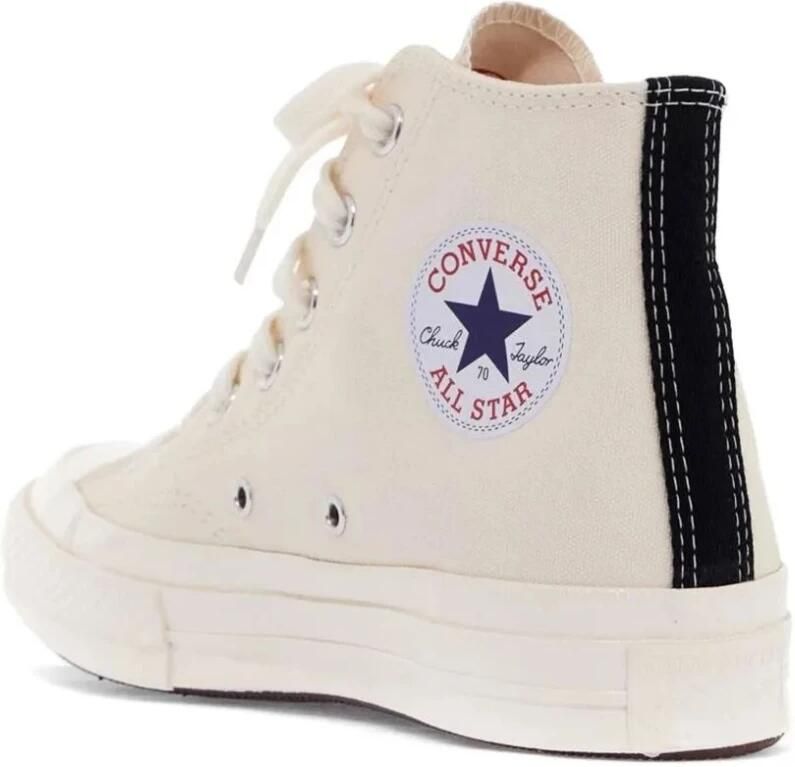 Comme des Garçons Play Chuck Taylor 70 Small Red Heart High Top Sneakers - Foto 2
