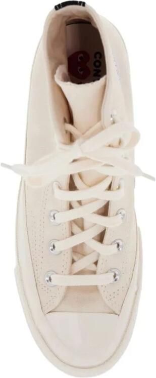 Comme des Garçons Play Chuck Taylor 70 Small Red Heart High Top Sneakers - Foto 3