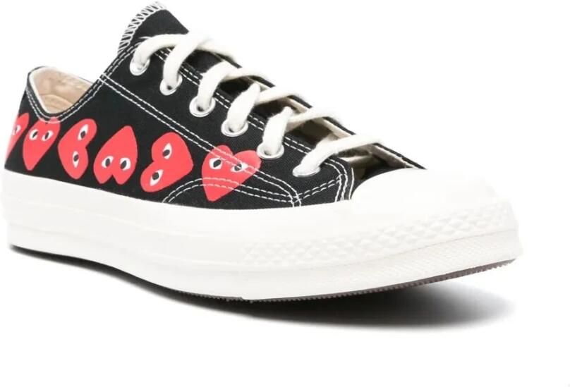 Comme des Garçons Play Heart Print Low Top Sneakers - Foto 2
