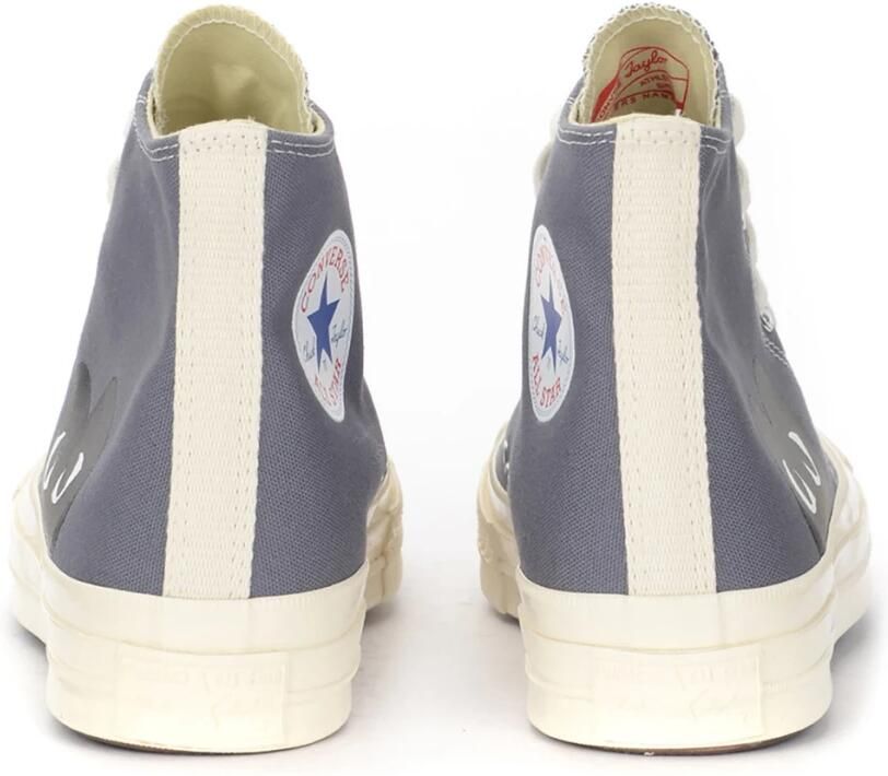 Comme des Garçons Play Chuck Taylor 1970s High Canvas Sneaker Gray - Foto 2