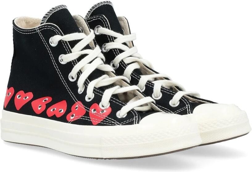 Comme des Garçons Play Hoge Sneaker met Rode Harten