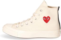 Comme Des Garçons Play x Converse Chuck '70 Small Red Heart high-top sneakers Wit