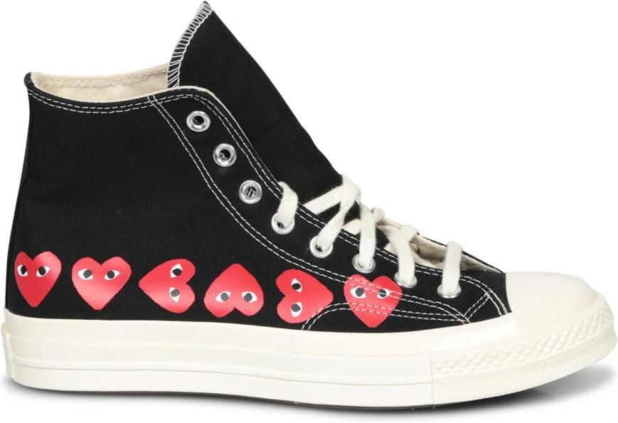 Comme des Garçons Play Multi-Heart Chuck 70 High-Top Sneakers