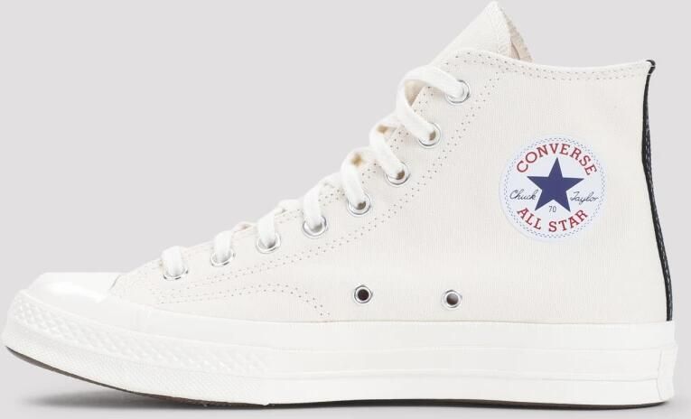 Comme Des Garçons Play x Converse Chuck '70 Small Red Heart high-top sneakers Wit - Foto 7