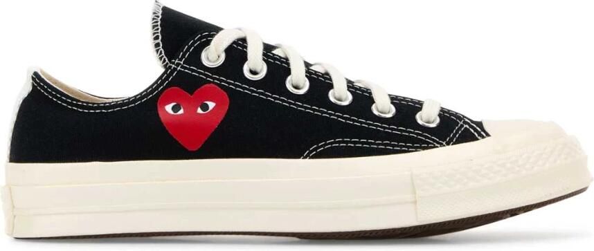 Comme des Garçons Play Black Heart Low-Top Canvas Sneakers - Foto 3