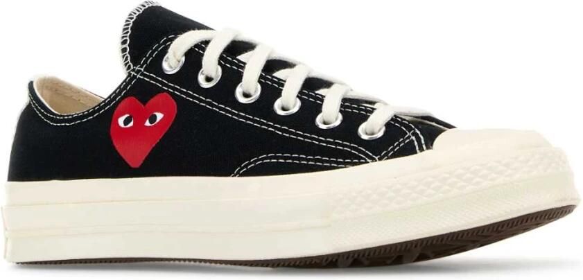 Comme des Garçons Play Black Heart Low-Top Canvas Sneakers - Foto 2