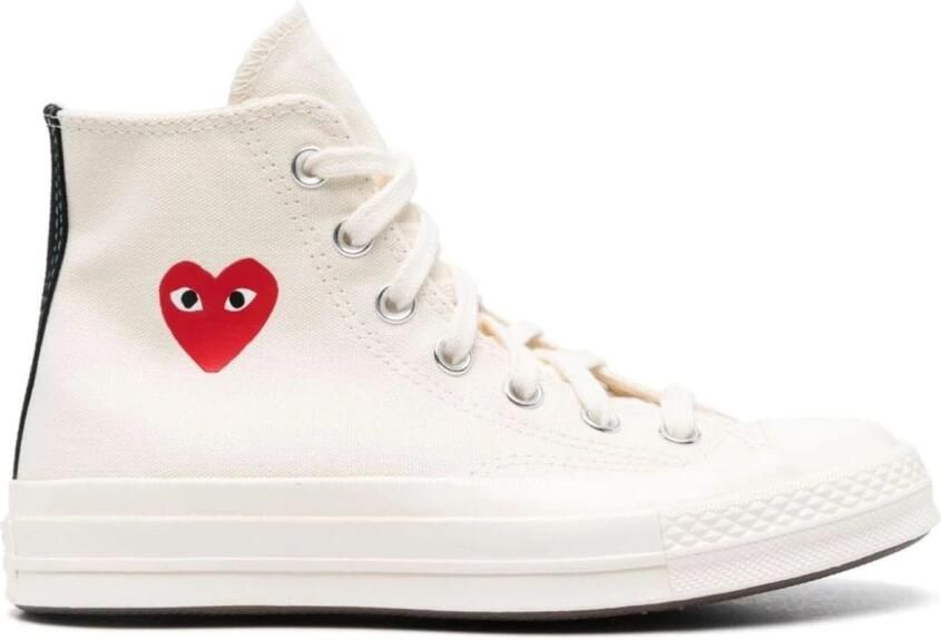 Comme des Garçons Play Small Heart High-Top Sneakers