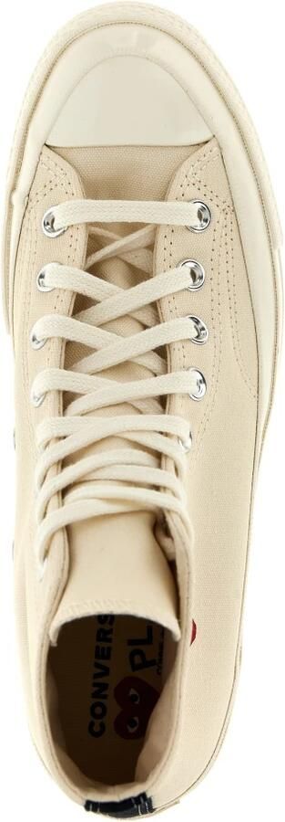 Comme Des Garçons Play x Converse Chuck '70 Small Red Heart high-top sneakers Wit - Foto 4