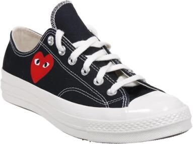 Comme des Garçons Play Zwarte Lage Sneakers