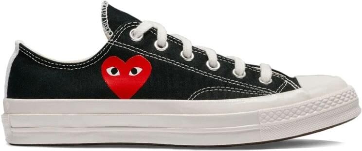 Comme des Garçons Play Black Heart Low-Top Canvas Sneakers - Foto 2