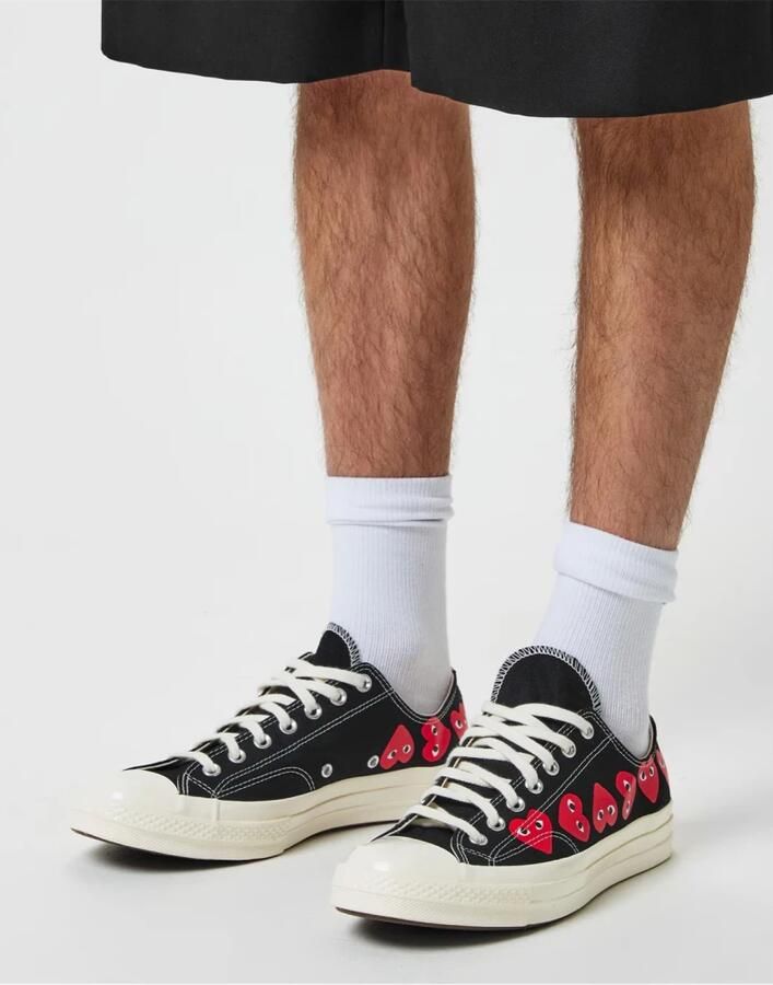 Comme des Garçons Play Stijlvolle Sneakers voor Mannen en Vrouwen Black Heren - Foto 2