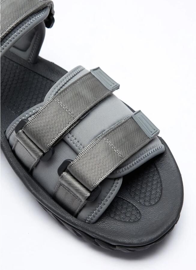 Comme des Garçons Sandalen met logo applique Gray Heren - Foto 7