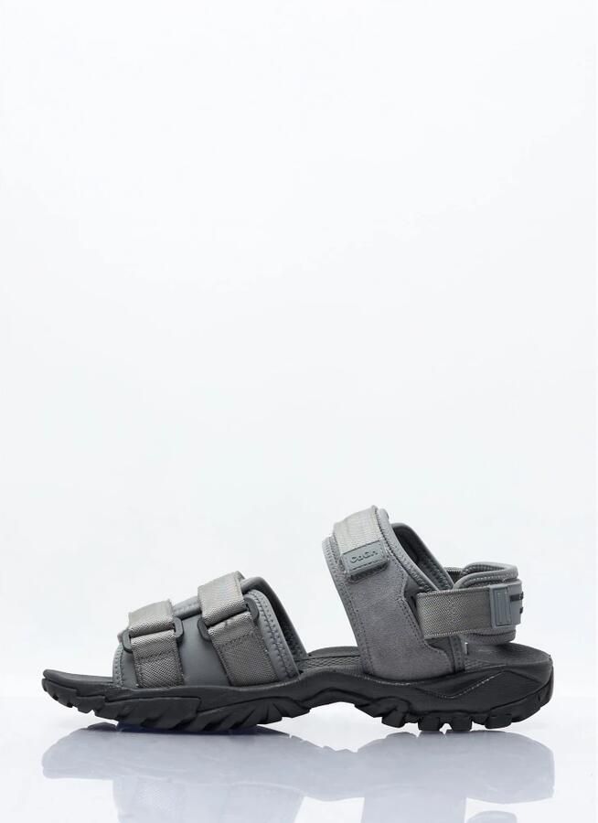 Comme des Garçons Sandalen met logo applique Gray Heren - Foto 4