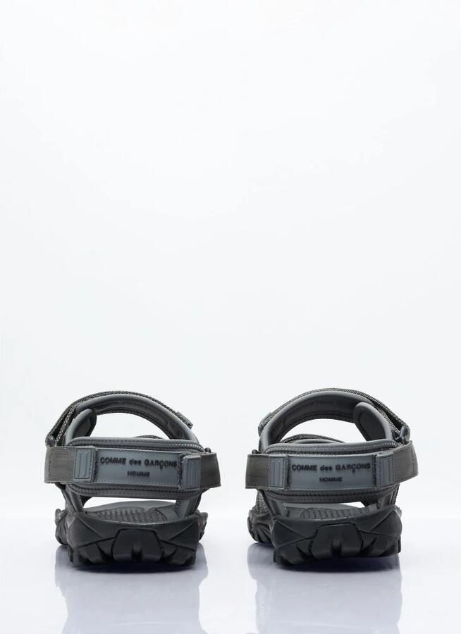 Comme des Garçons Sandalen met logo applique Gray Heren - Foto 5
