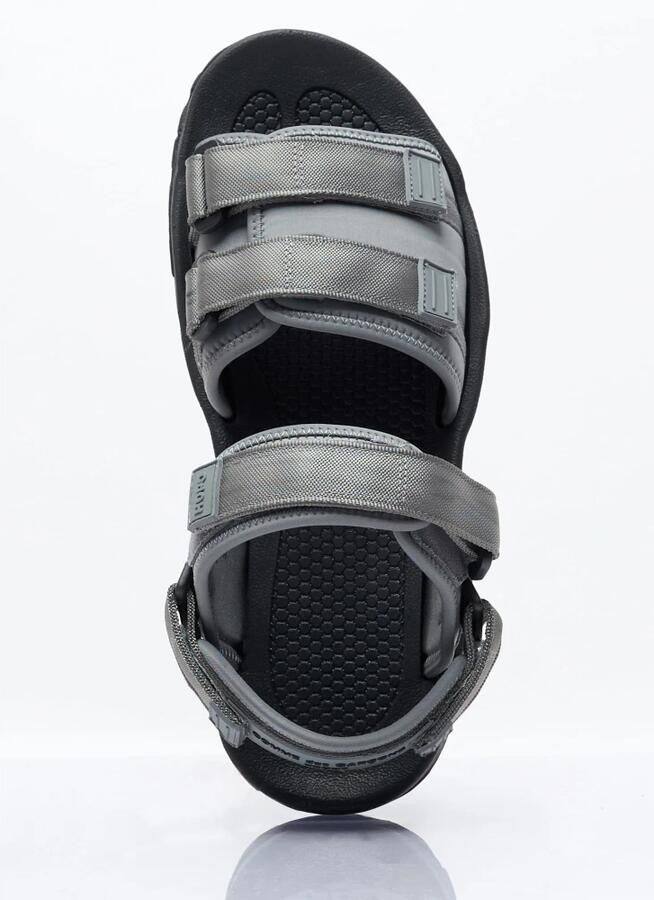 Comme des Garçons Sandalen met logo applique Gray Heren - Foto 6