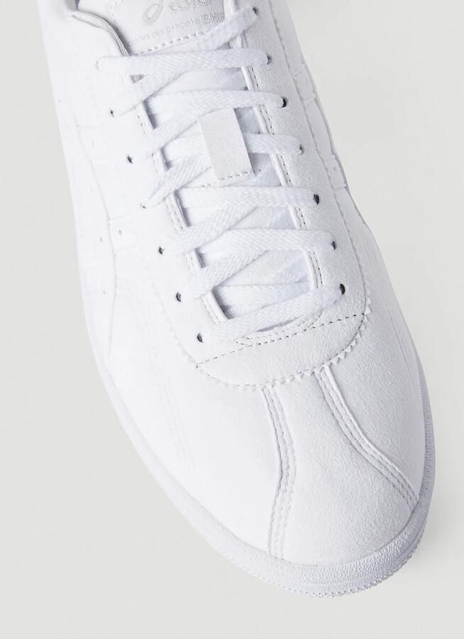 Comme des Garçons Suede Sneakers van Shirt x Asics Samenwerking White Black Heren - Foto 6