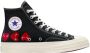 Comme Des Garçons Play x Converse x Converse Chuck Taylor All Star 70 Hi sneakers Zwart - Thumbnail 5