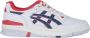 Comme des Garçons Asics Ex89 Shirt met Marineblauwe en Rode Details White Heren - Thumbnail 1