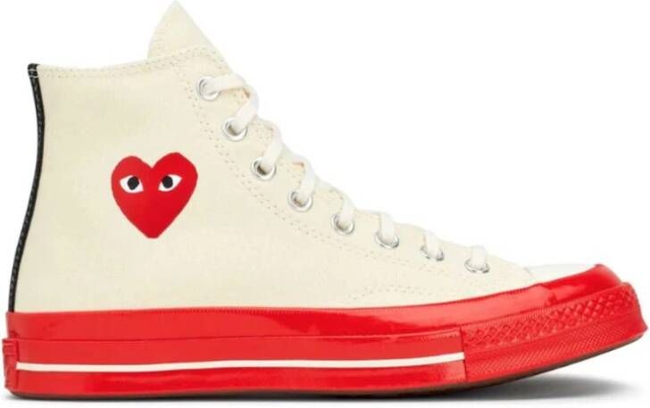 Comme des Garçons Hoge sneakers voor heren White Heren