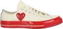 Comme des Garçons Play Beige Sneakers Ss23 - Thumbnail 1