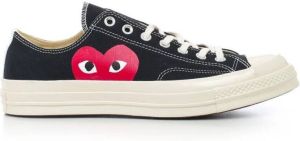 Comme des Garçons Play Big Heart Low Top Sportschoenen Zwart Dames