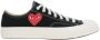 Comme des Garçons Play Black Heart Low-Top Canvas Sneakers - Thumbnail 1