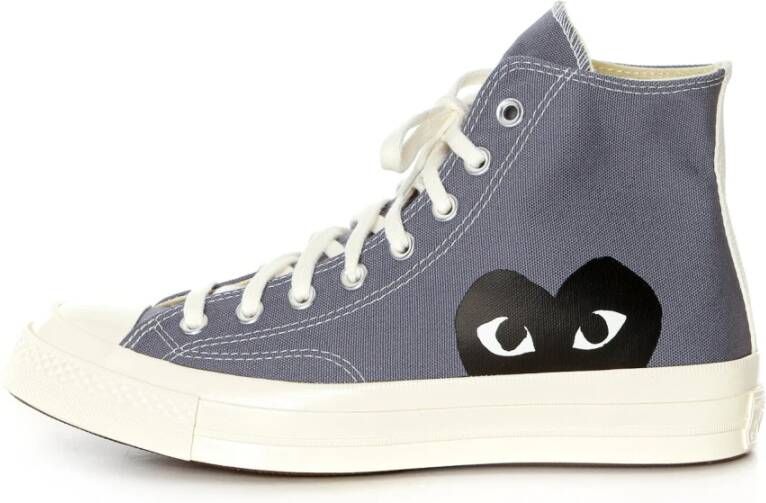 Comme des Garçons Play Chuck Taylor 1970s High Canvas Sneaker Gray