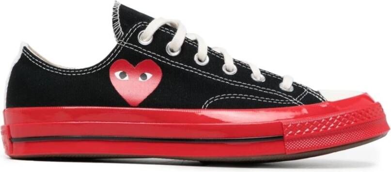 Comme des Garçons Play Chuck Taylor 1970s Lage Sneakers Black Dames