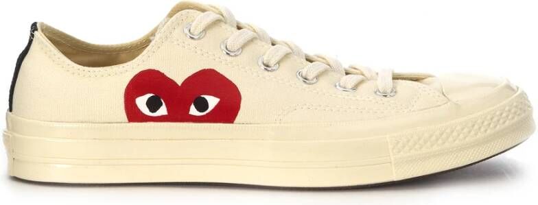 Comme des Garçons Play Grote hart sneakers Beige Dames