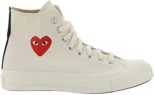 Comme Des Garçons Play x Converse Chuck '70 Small Red Heart high-top sneakers Wit