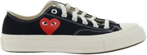 Comme des Garçons Play Heart Logo Cotton Sneakers