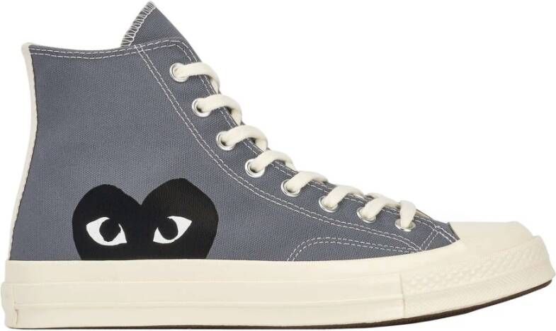 Comme des Garçons Play High Top Canvas Sneakers