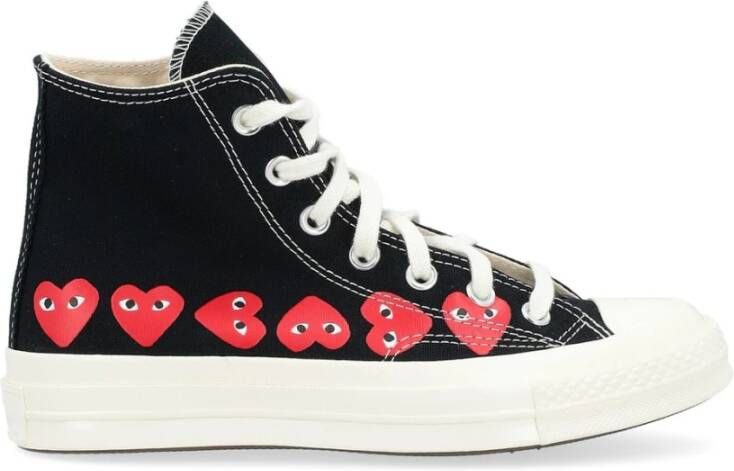 Comme des Garçons Play Hoge Sneaker met Rode Harten