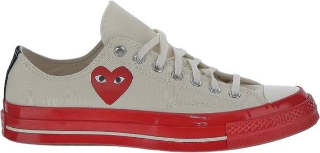 Comme des Gar ons Play Sneakers White Dames Schoenen