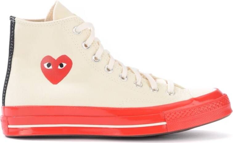 Comme des Garçons Hoge sneakers voor heren White Heren