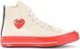 Comme des Garçons Rode zool hoge top Chuck Taylor Beige Heren - Thumbnail 1
