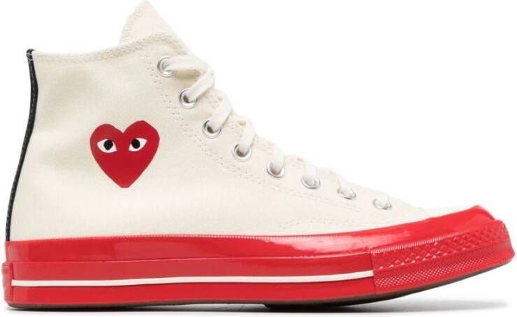 Comme des Garçons Hoge sneakers voor heren White Heren