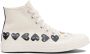 Comme des Garçons Play Witte Sneakers Lichtgewicht Slip-On Stijl - Thumbnail 1