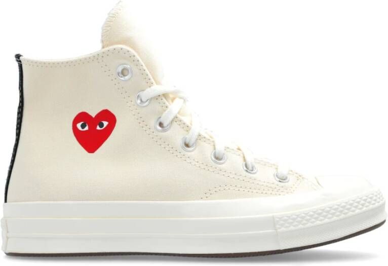 Comme des Garçons Beige Canvas Veterschoenen Beige Dames