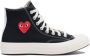 Comme des Garçons Play Zwarte Canvas Hartprint Sneakers - Thumbnail 1