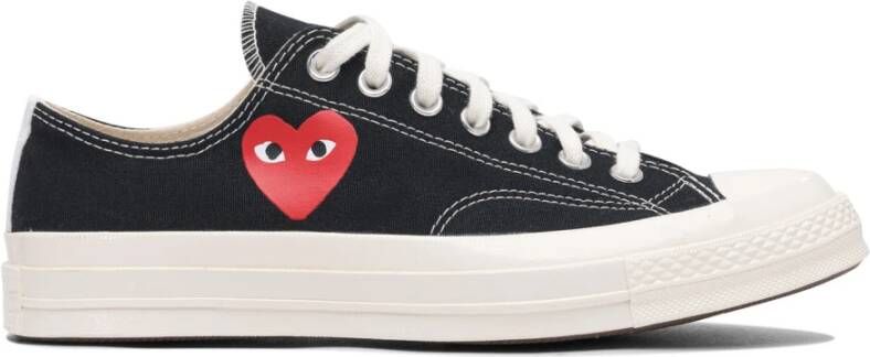 Comme des Garçons Play Chuck 70 Low-Top Sneakers Black Heren