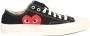 Comme des Garçons Play Zwarte Veterschoenen Stijlvol Zijprint Black - Thumbnail 3