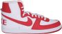 Comme des Garçons Rode Sneakers met Contrasterende Details - Thumbnail 1