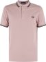 Comme des Garçons Rose Polo Shirt met Energie Slogan - Thumbnail 1